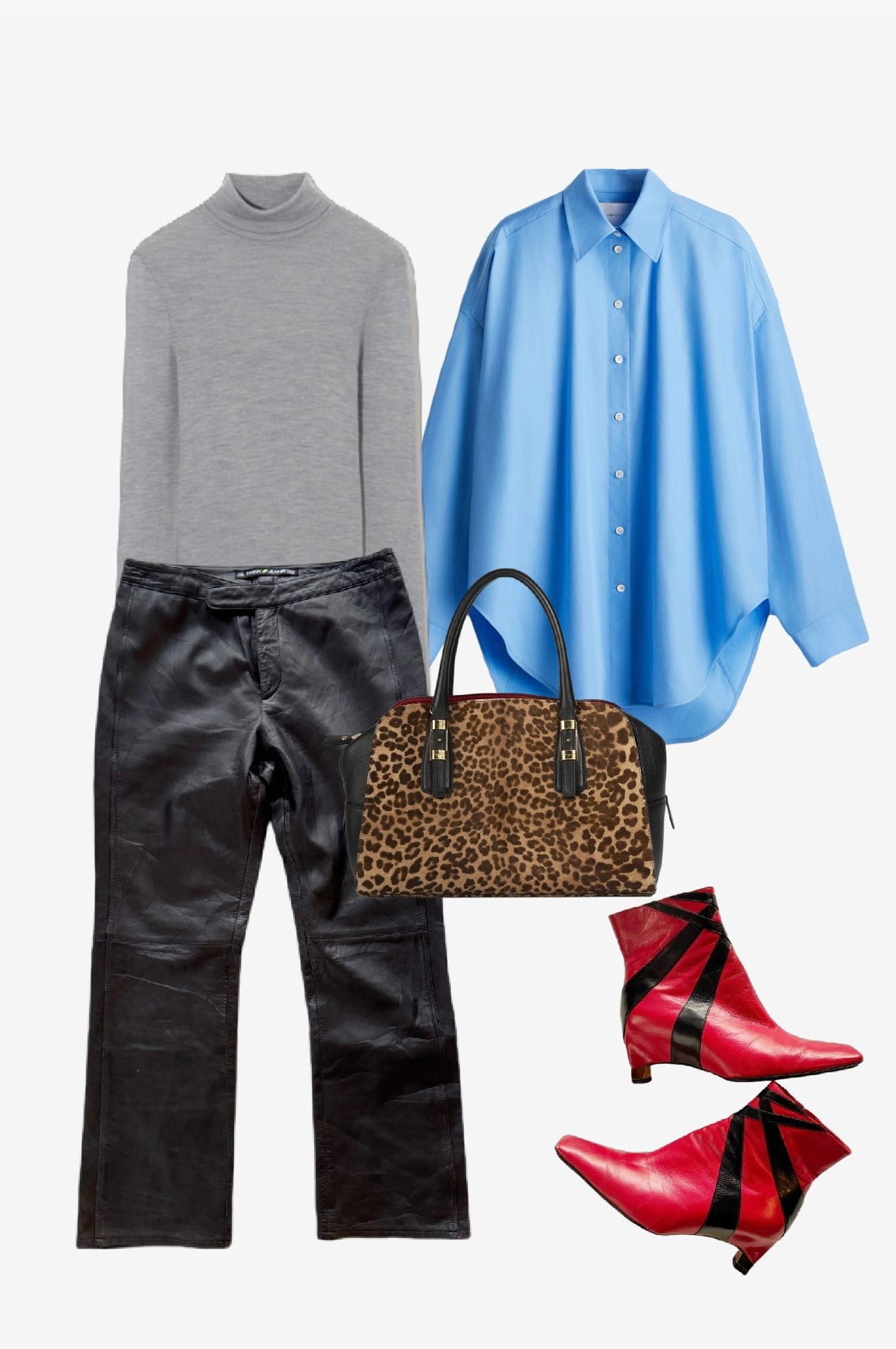 New vintage DKNY leather pants, which are actual real leather and not faux. 

Everything but the blue button up is secondhand/vintage, even the J.Crew turtleneck. 


#LTKOver40 #LTKootd