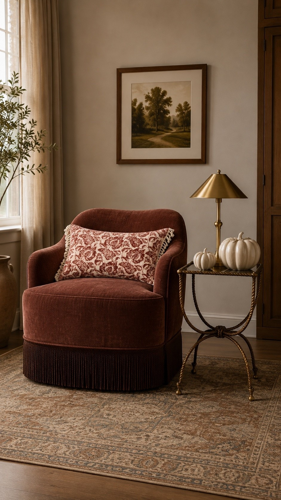 OBSESSED with this chair & side table & decor from the new Threshold drop at target!

#LTKmomlife #LTKSeasonal #LTKHome