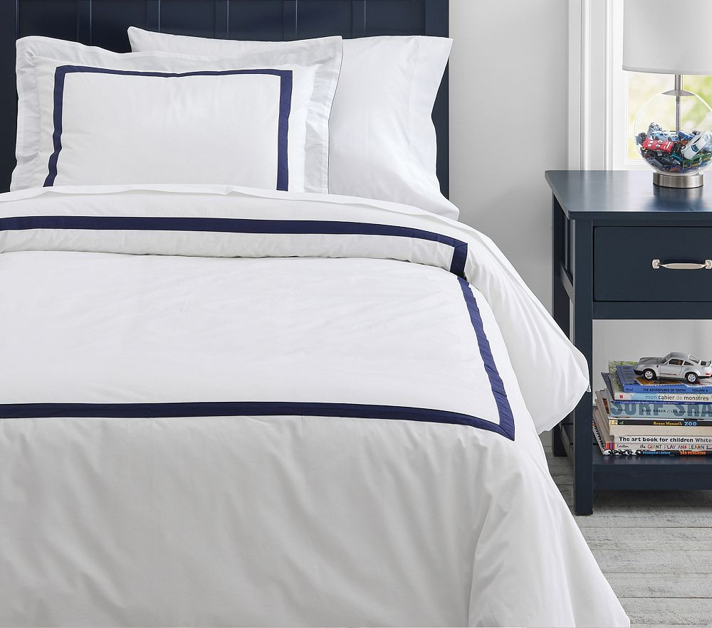 Decorator Organic Duvet Cover & Shams | Pottery Barn Kids