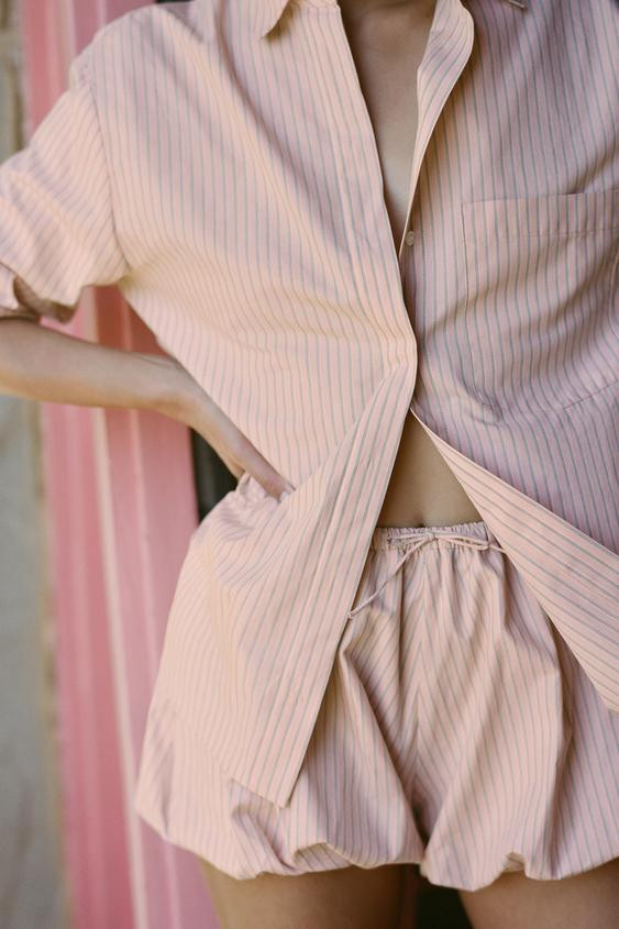 STRIPED COTTON SHIRT | Zara UK