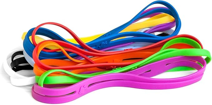 GRIFITI Band Joes X Cross Style 9" Flat 18" Circumference 5.73" Diameter 5 Pack Big Strong Elasti... | Amazon (US)