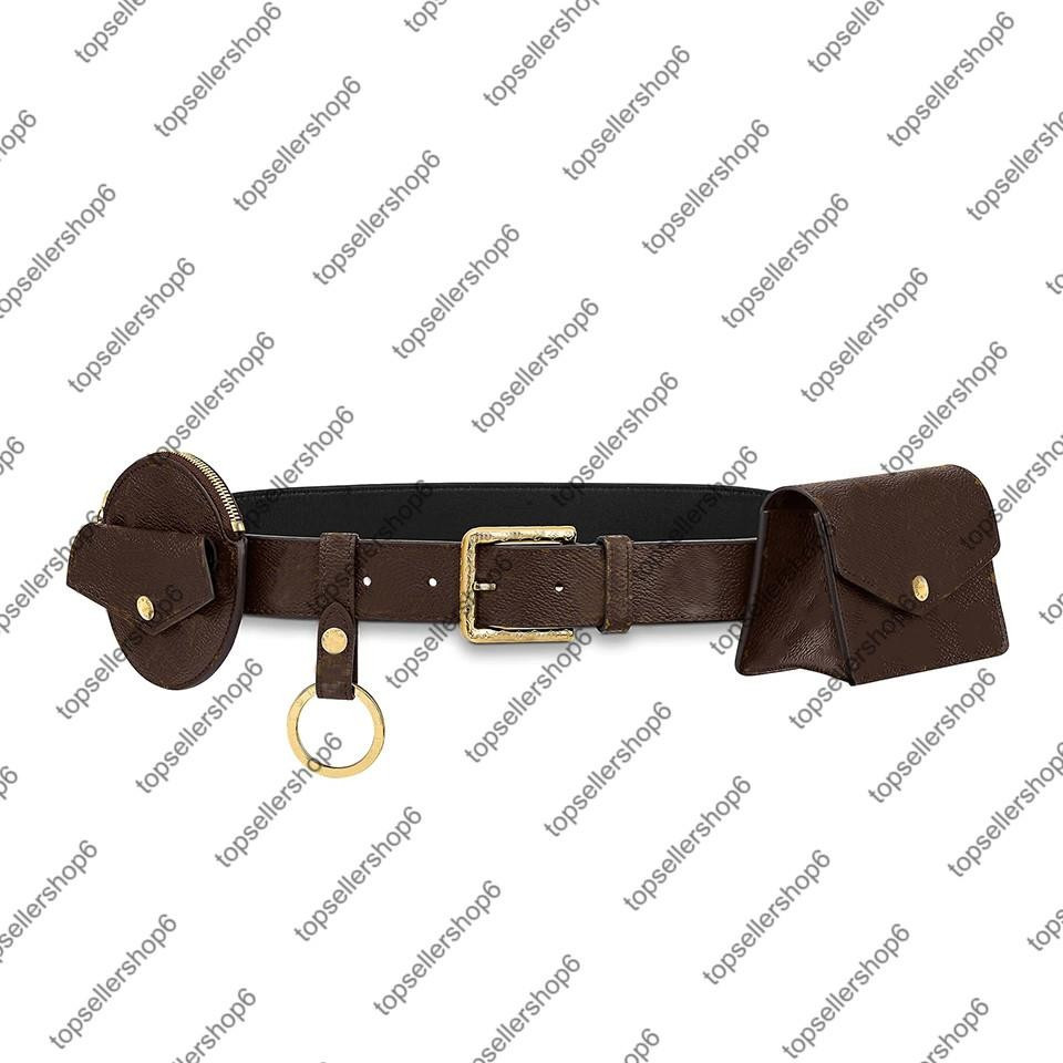 M0236U DAILY MULTI POCKET 30MM BELT Men Women Fanny Canvas Real Calf Leather Waist Pack Key Holde... | DHGate