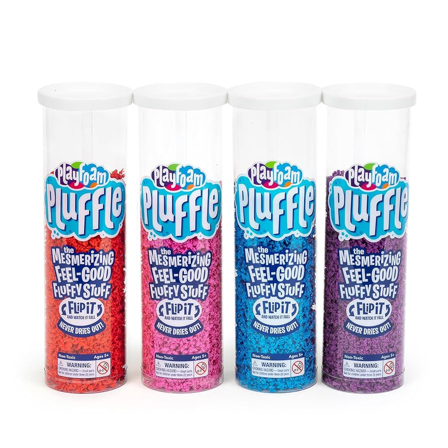 Educational Insights Pluffle® 4-Pack - Sensory Bin Foam Set, No Mess Alternative to Sand Toys & ... | Amazon (US)