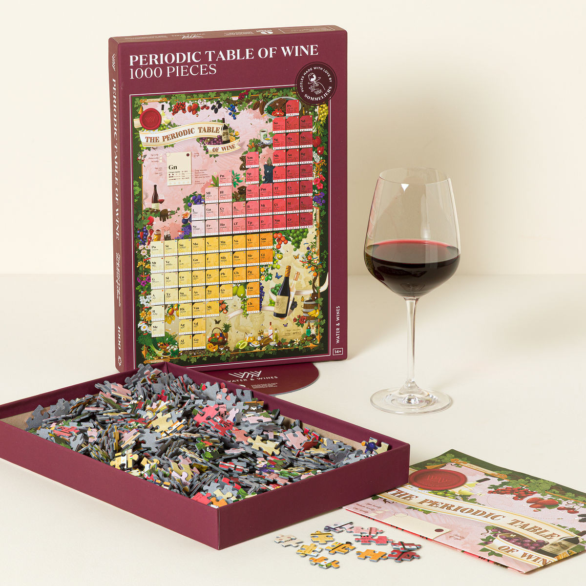 Periodic Table of Wine Puzzle | UncommonGoods