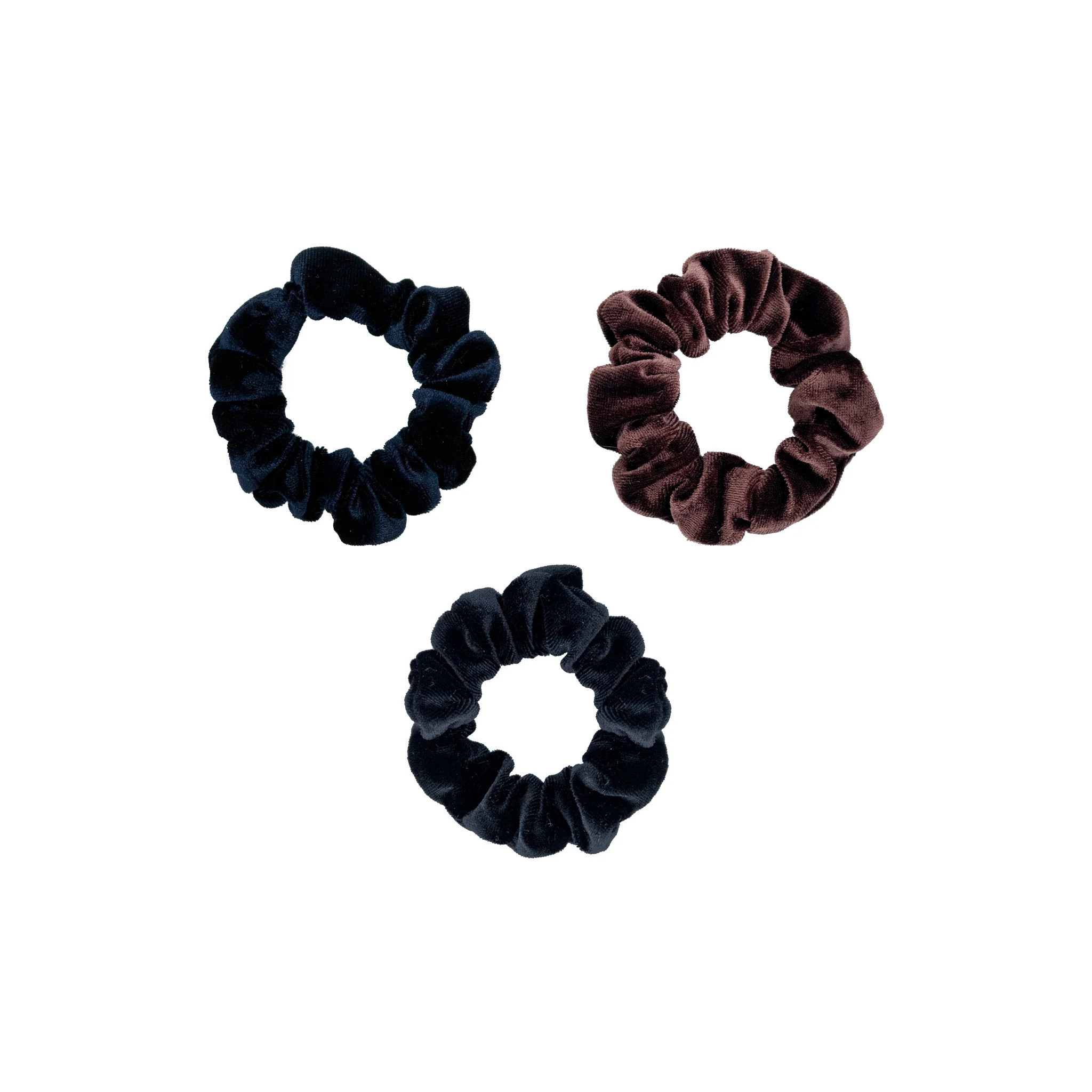 Classic Velvet Scrunchies 3-Pack | Emi Jay