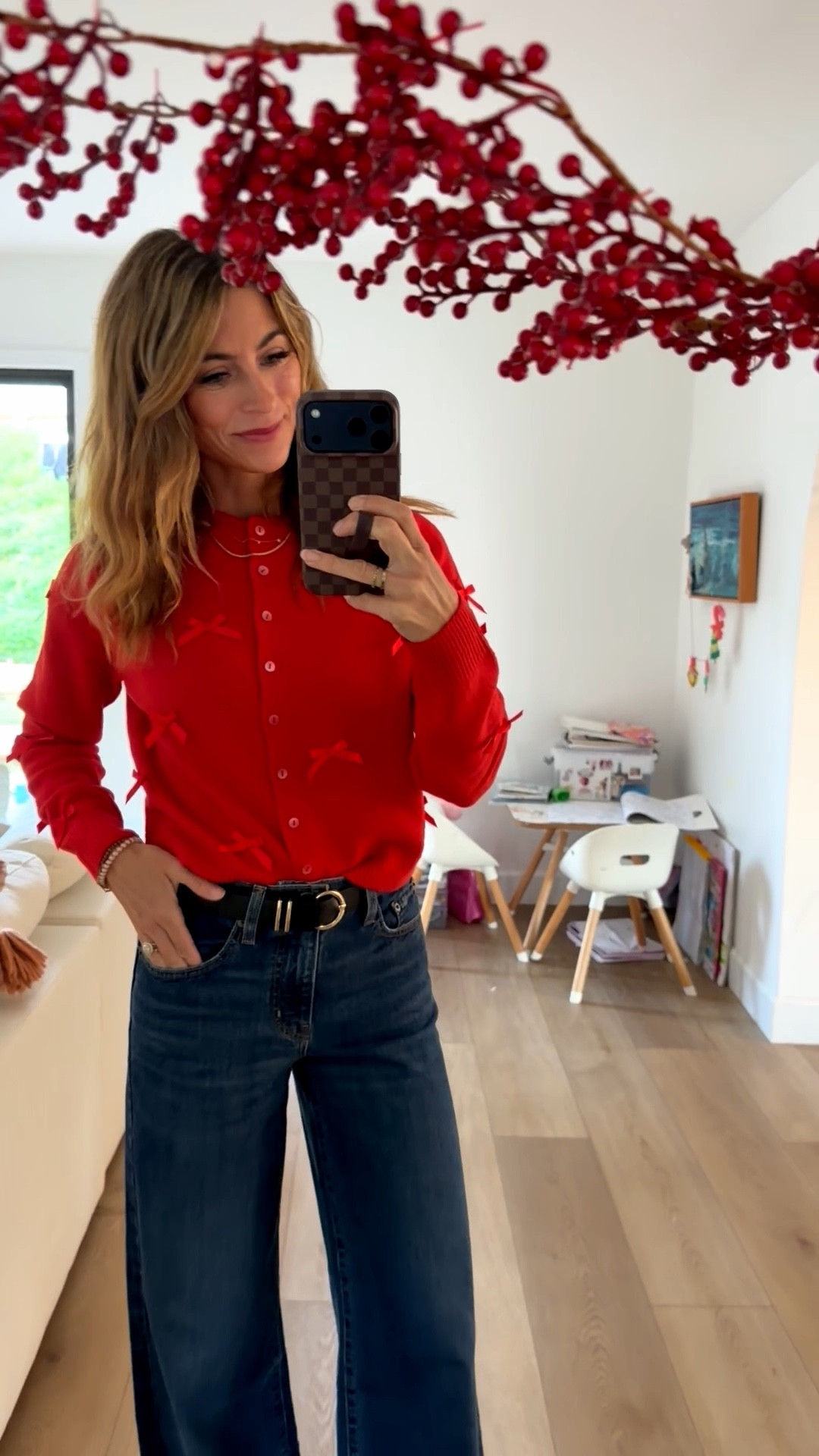 The cutest holiday sweater there ever was & it will work for Valentine’s Day too!! It has pretty little bows all over, & both of my girls told me i was beautiful! Affordable high waisted jeans as well in dark denim! This will look so cute with a little black skirt too!

Red sweater, sweater with bows, target sweater, target women’s, Christmas outfit, Christmas sweater, Christmas Eve outfit, holiday party, Christmas party 

#LTKOver40 #LTKHoliday #LTKFindsUnder100