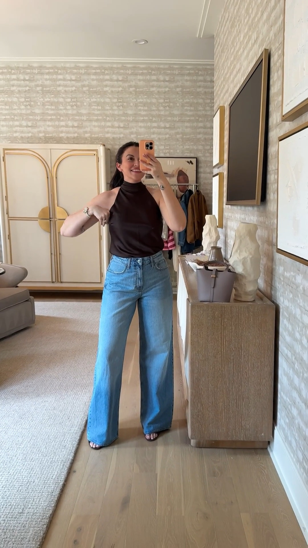 I love when an outfit I imagine in my head turns out perfect! S top, 28 Curve Love XL length jeans. I got the XL so they would go with taller heels and boots!

#LTKgrwm #LTKSeasonal #LTKNYFW