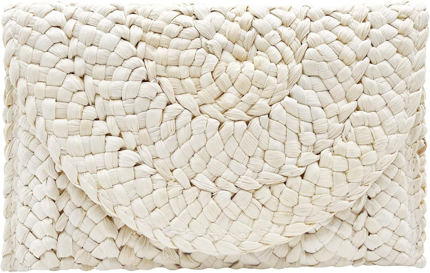 Straw Clutch Purses for Women Woven Straw Beach Handbag Envelope Rattan Clutch for Summer | Amazon (US)