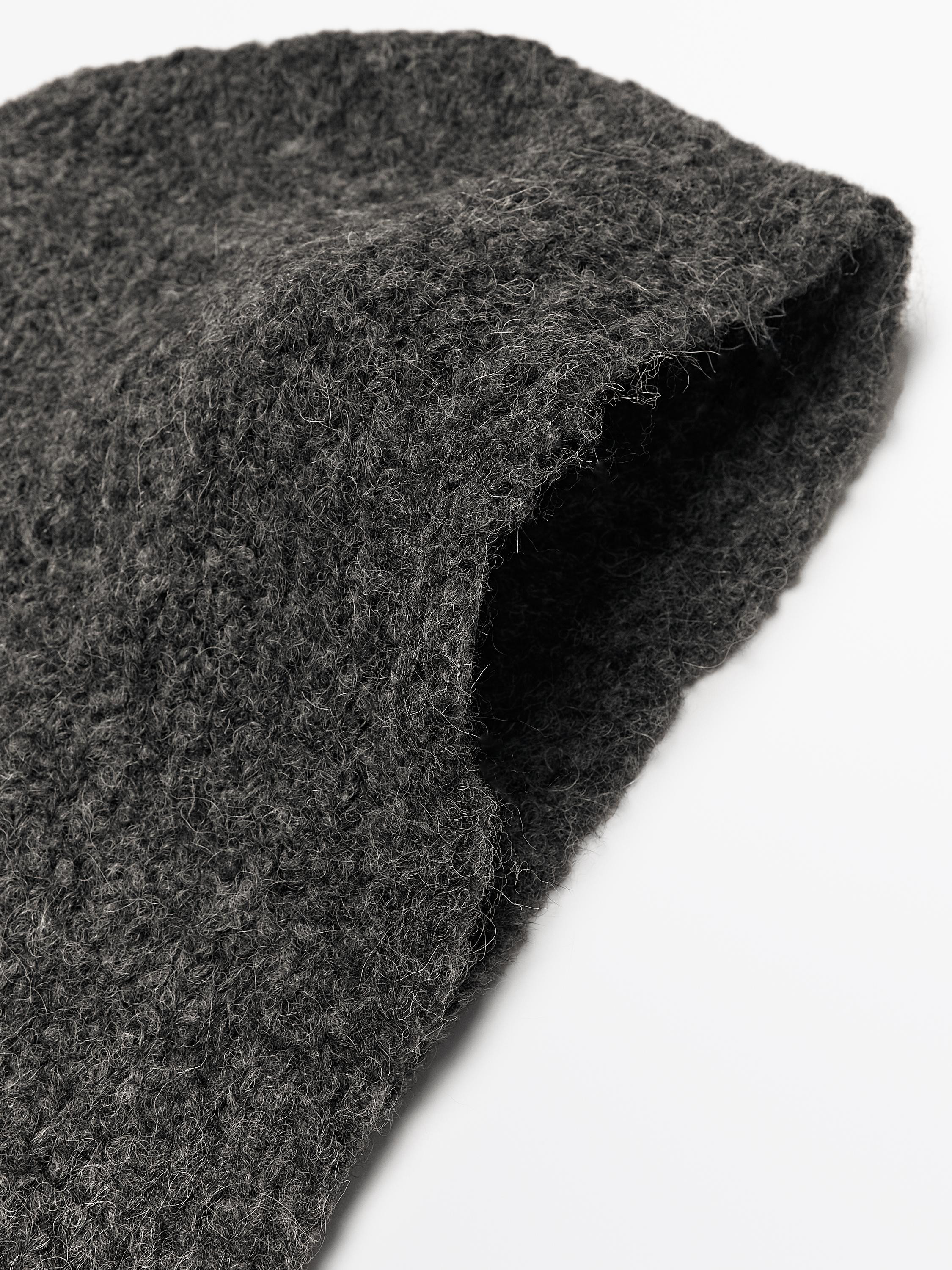 Alpaca blend balaclava | Massimo Dutti UK