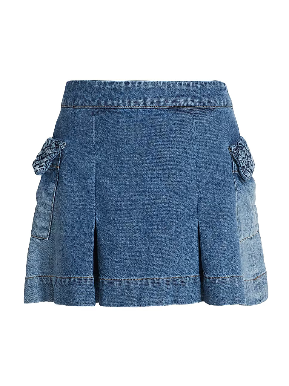 Atelier 17.56 Agatha Denim Miniskirt | Saks Fifth Avenue