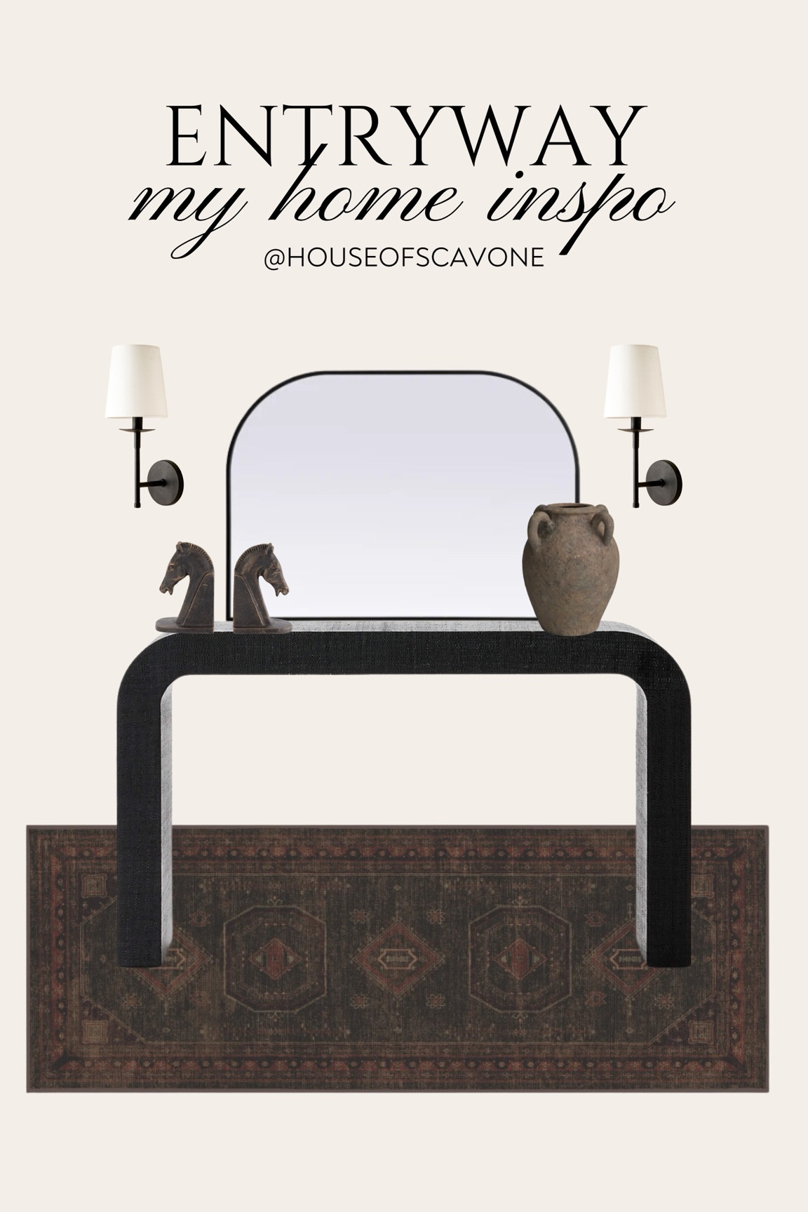 entryway inspired by my home! ordered this beautiful rug runner since it’s a super busy area we decided to go darker with the rug and I love that it’s washable! #entryway #entrywayrug #rug #rugrunner #entrywayrunner #kitchenrug #kitchenrunner #arearug #brownrug #homedecor #entrywaydecor

#LTKFindsUnder100 #LTKHome #LTKSaleAlert