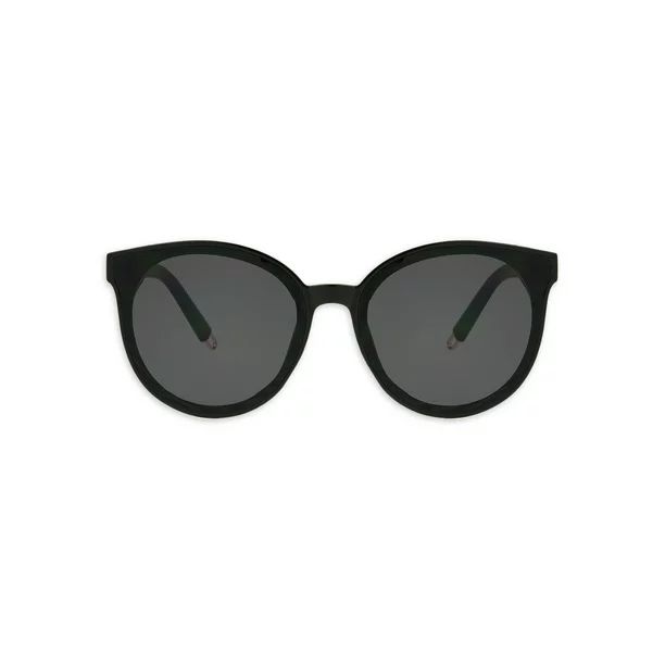 Foster Grant Ladies Round Black Sunglasses | Walmart (US)