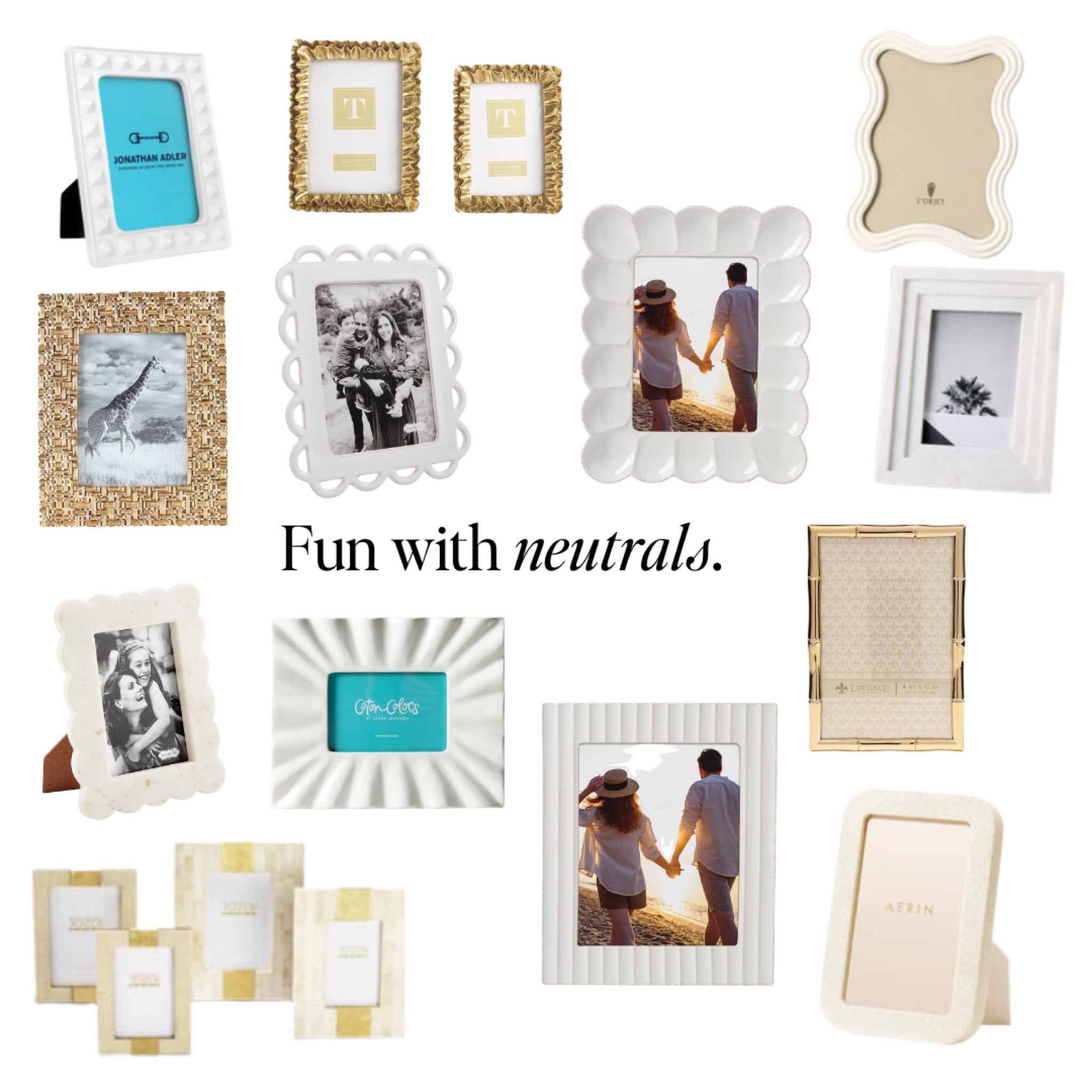 Your home is your sanctuary and calm soothing decor with a touch of style is your fave. 

Searching for the perfect frame to get that photo off your phone and into your home? I've got you.

I've rounded up all of the BEST picture frames on the internet and am sharing them with you. 

Check out the entire collection to see them ALL. 

Give these as gifts for a wedding or new baby. To commemorate college graduation or just for your fave pics with friends. 

There's a style in the collection for everyone and every home decor trend or tradition. 

Home decor, picture frames, Amazon finds, bedroom decor, living room style, gift ideas, tabletop, spring refresh, splurge or steal, home deals, elevated home, chinoiserie style, grandmillenial, modern coastal, gold decor, neutral home

#LTKfindsunder50 #LTKhome #LTKwedding