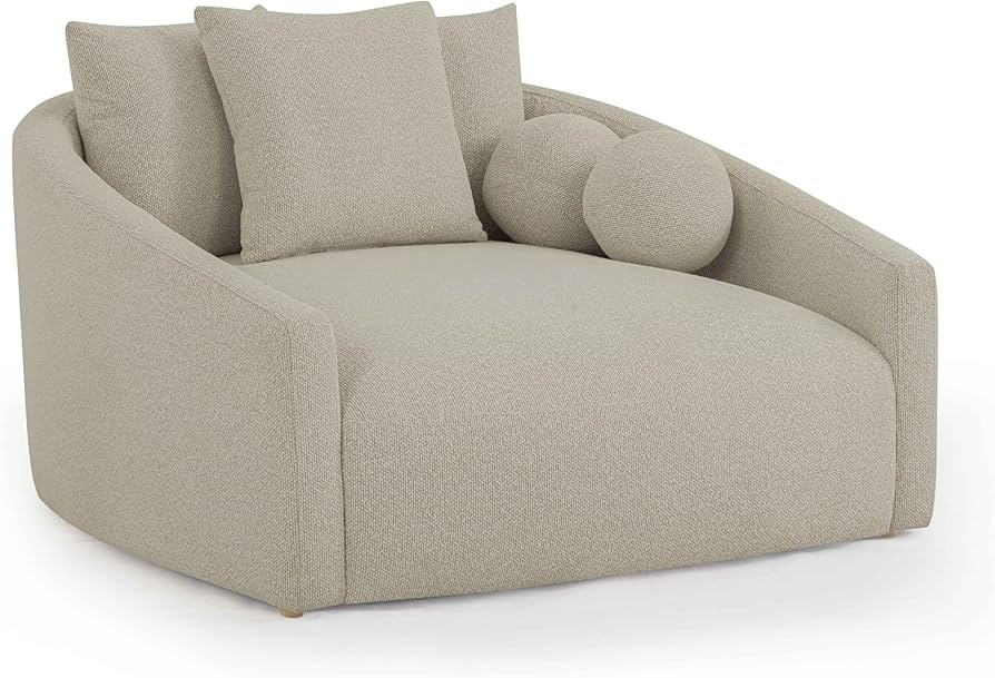Tov Furniture Hanim Warm Grey Boucle Daybed | Amazon (US)