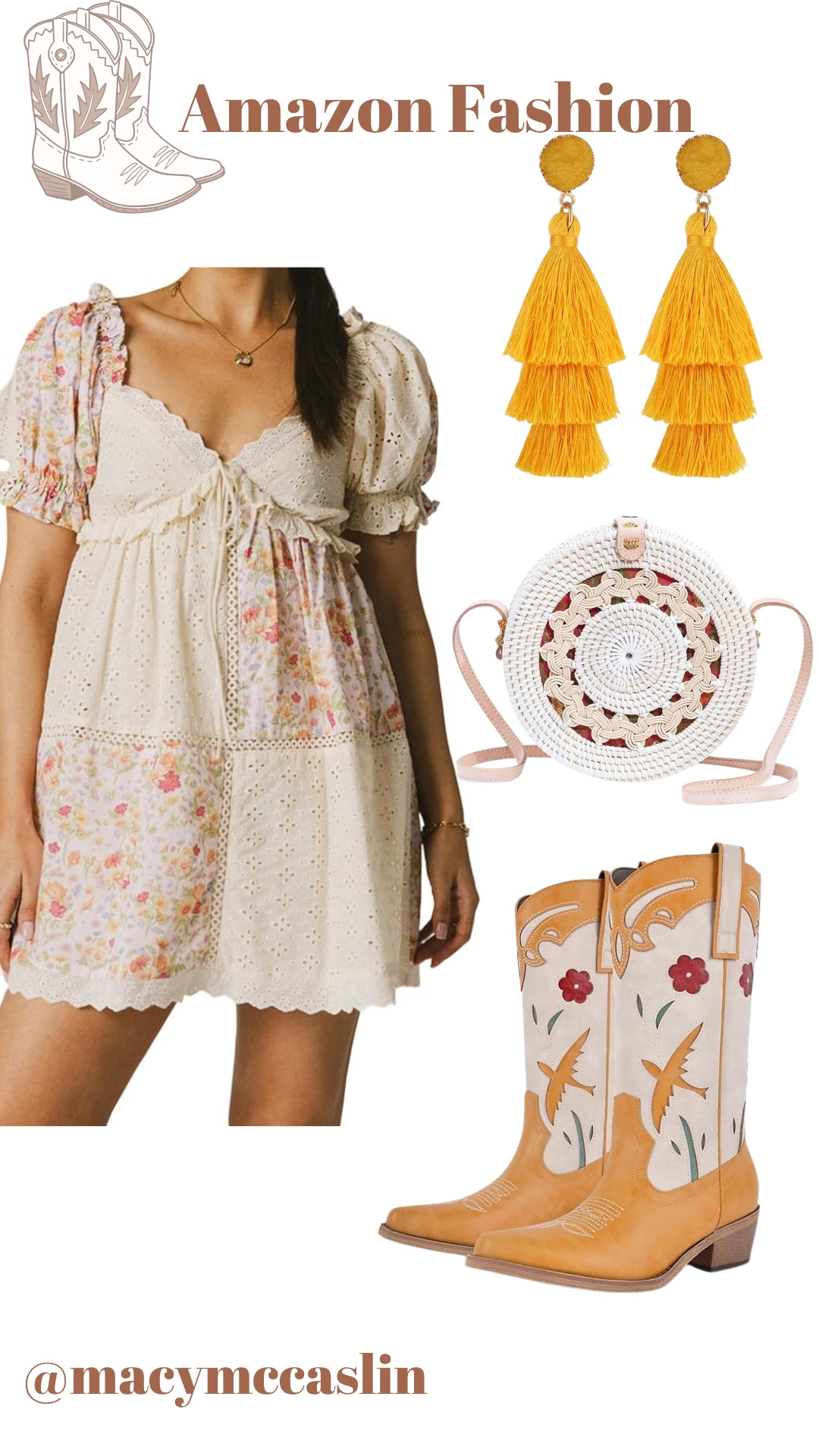 Loving my new Amazon western-inspired pieces! Perfect for a boho chic look. 🌵🤠✨ 

 #LTKootd #LTKSeasonal #LTKSaleAlert