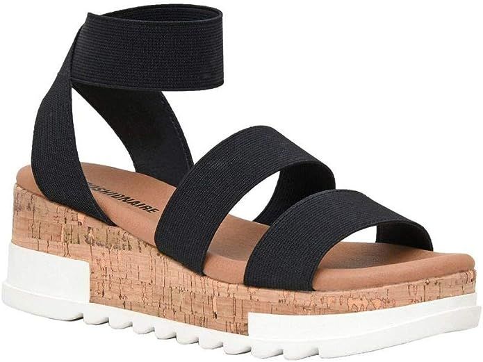 Women's Cushionaire Naomi Cork Wedge Sandal +Wide Widths Available | Amazon (US)