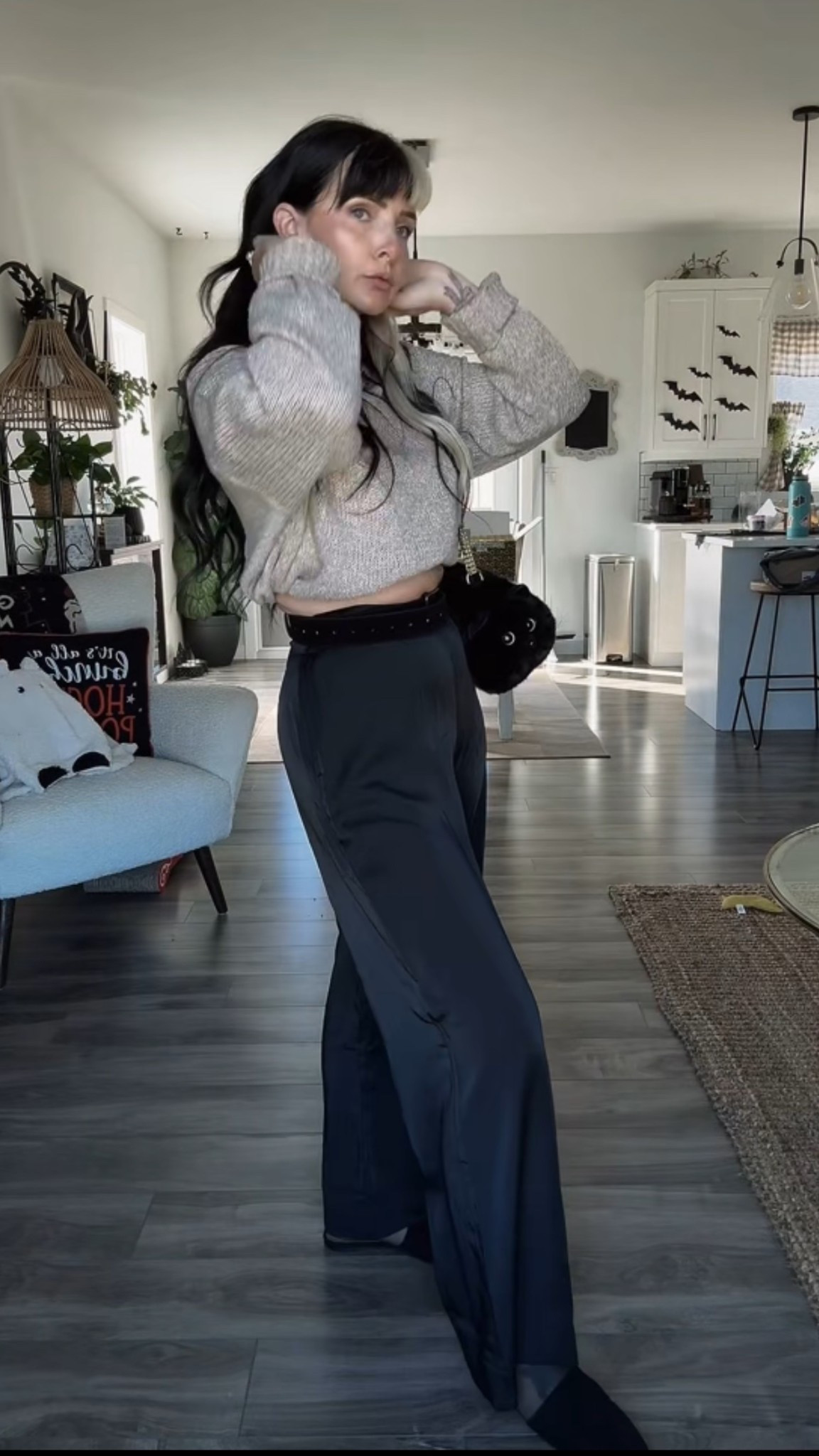 Cozy fall fit feat. my Kitty Purse 🐈‍⬛

Sweater: Shein
Pants: old navy
Belt: Amazon
Purse: The Kitty Purse
Shoes: Walmart

#LTKwinter #LTKcanada #LTKfall