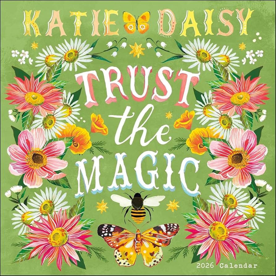 Katie Daisy 2026 Wall Calendar: Trust the Magic | Amazon (US)