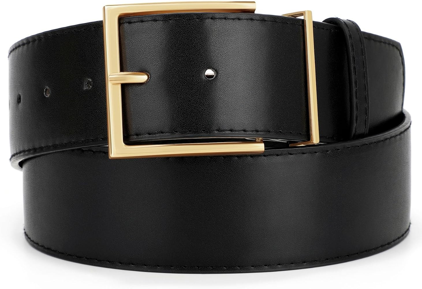 WHIPPY Women Wide Leather Waist Belts for Dresses Pants Fashion Leather Waistband for Women with ... | Amazon (US)