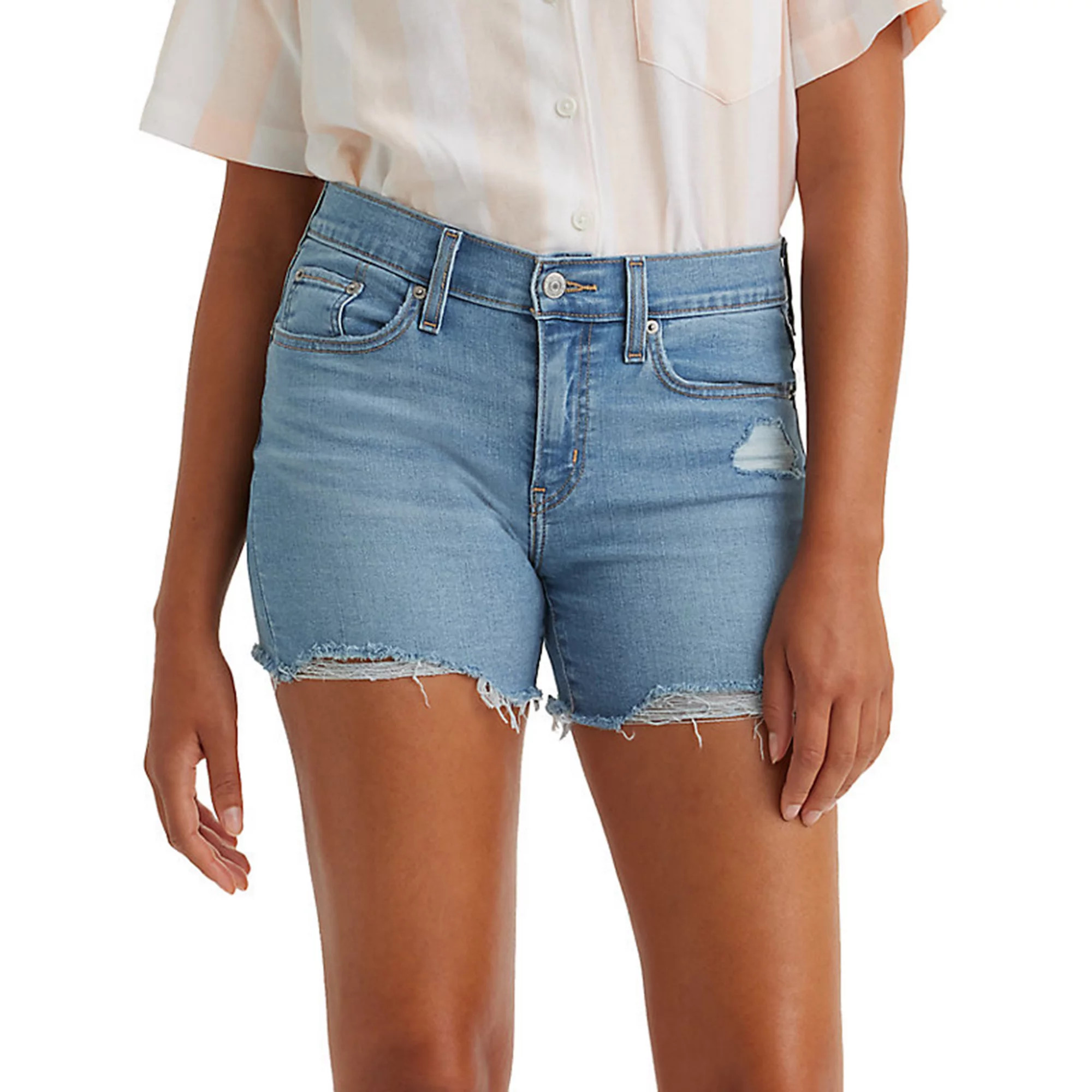 Women's Levi's® Mid-Length Jean Shorts | Kohl's