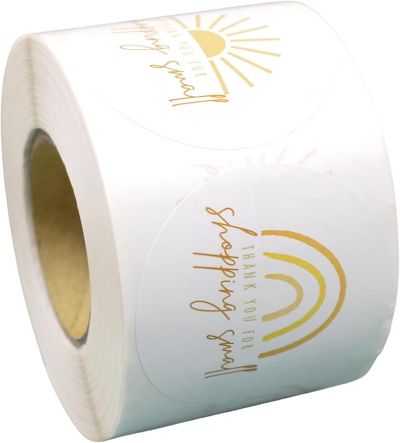 Boho Thank You Stickers Small Business - Thank You Business Sticker Roll | 2 inch Envelope Seal w... | Amazon (US)