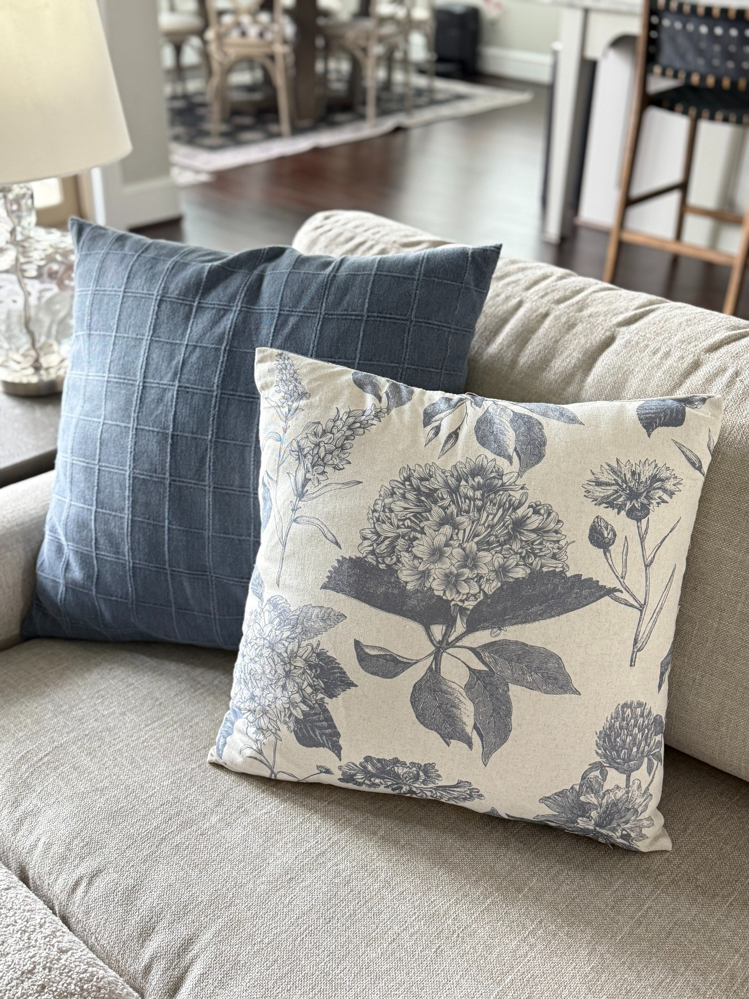 My new pillow covers are so pretty! Giving designer vibes but budget-friendly. 💙 

 #LTKHome