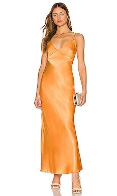 Bardot Malinda Slip Dress in Tangerine from Revolve.com | Revolve Clothing (Global)