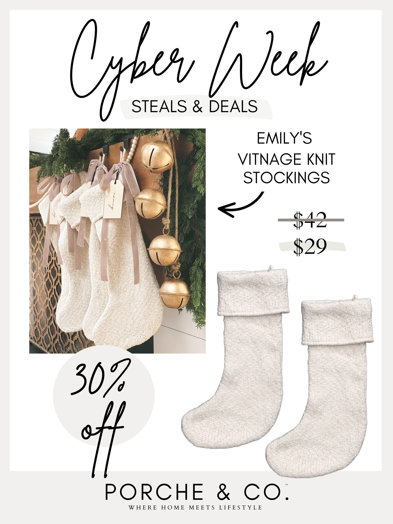 Emily’s knit stockings hanging on the mantle are just $24 at 30% off! Take advantage of this sale while they’re still in stock 🌲 #stockings #christmas #mantle #stocking #blackfriday #sale

#LTKHoliday #LTKunder50 #LTKsalealert
