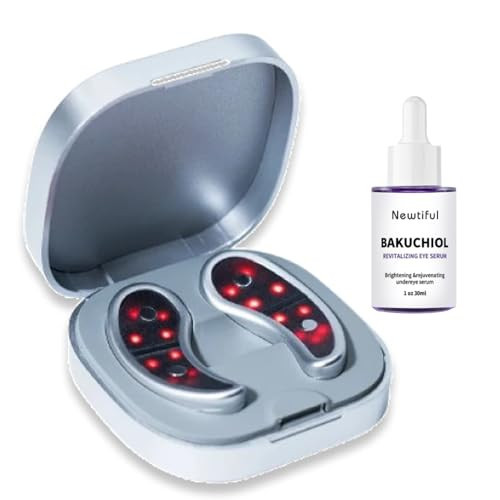Newtiful Eye Pods for Under Eyes Bags, Eyes Lift Instant Cream, Red Light Therapy Eyes Pads Patches for Dark (1 PC Eye Pods with 1* Eye Cream) | Amazon (US)