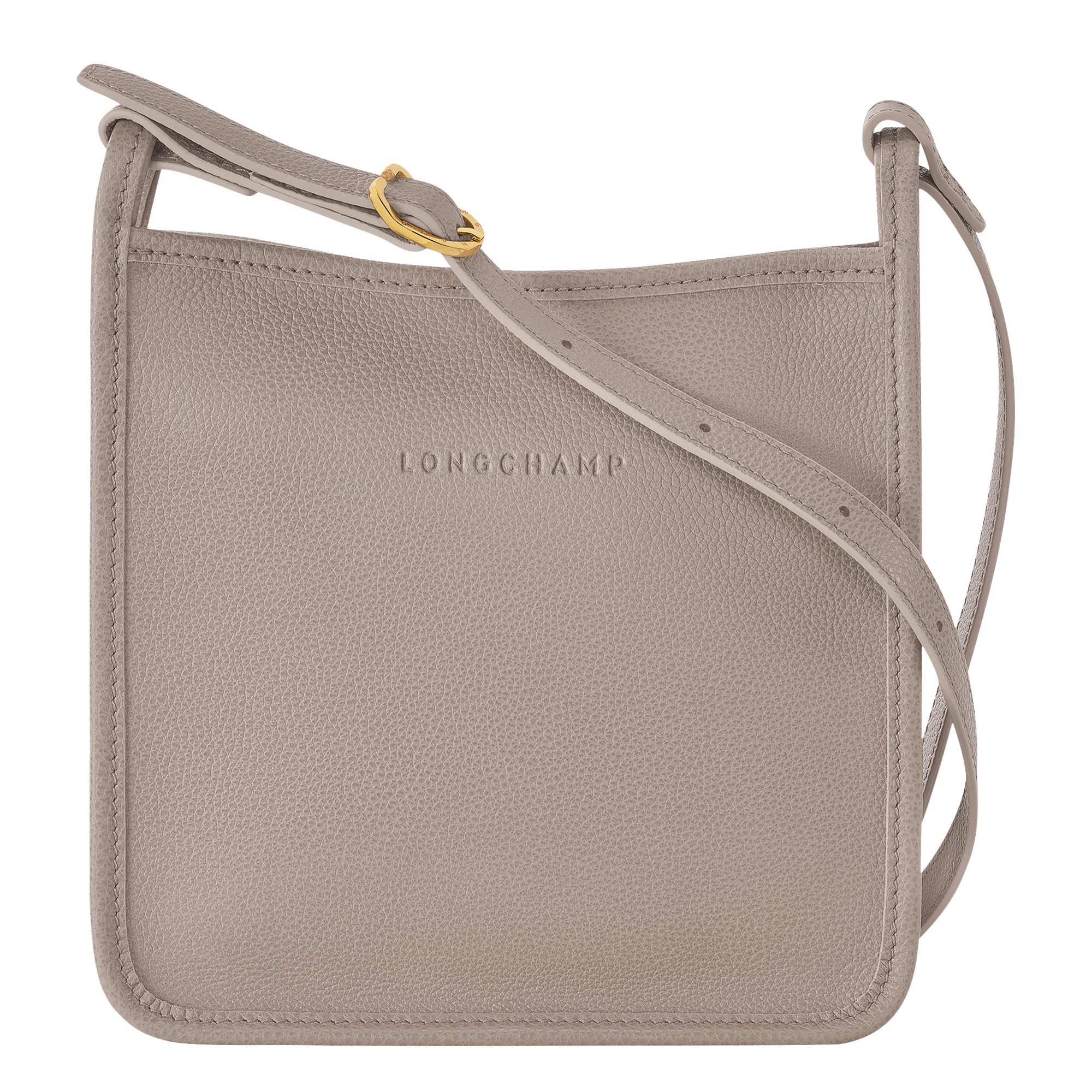Le Foulonné S Crossbody bag Turtledove - Leather | Longchamp US | Longchamp
