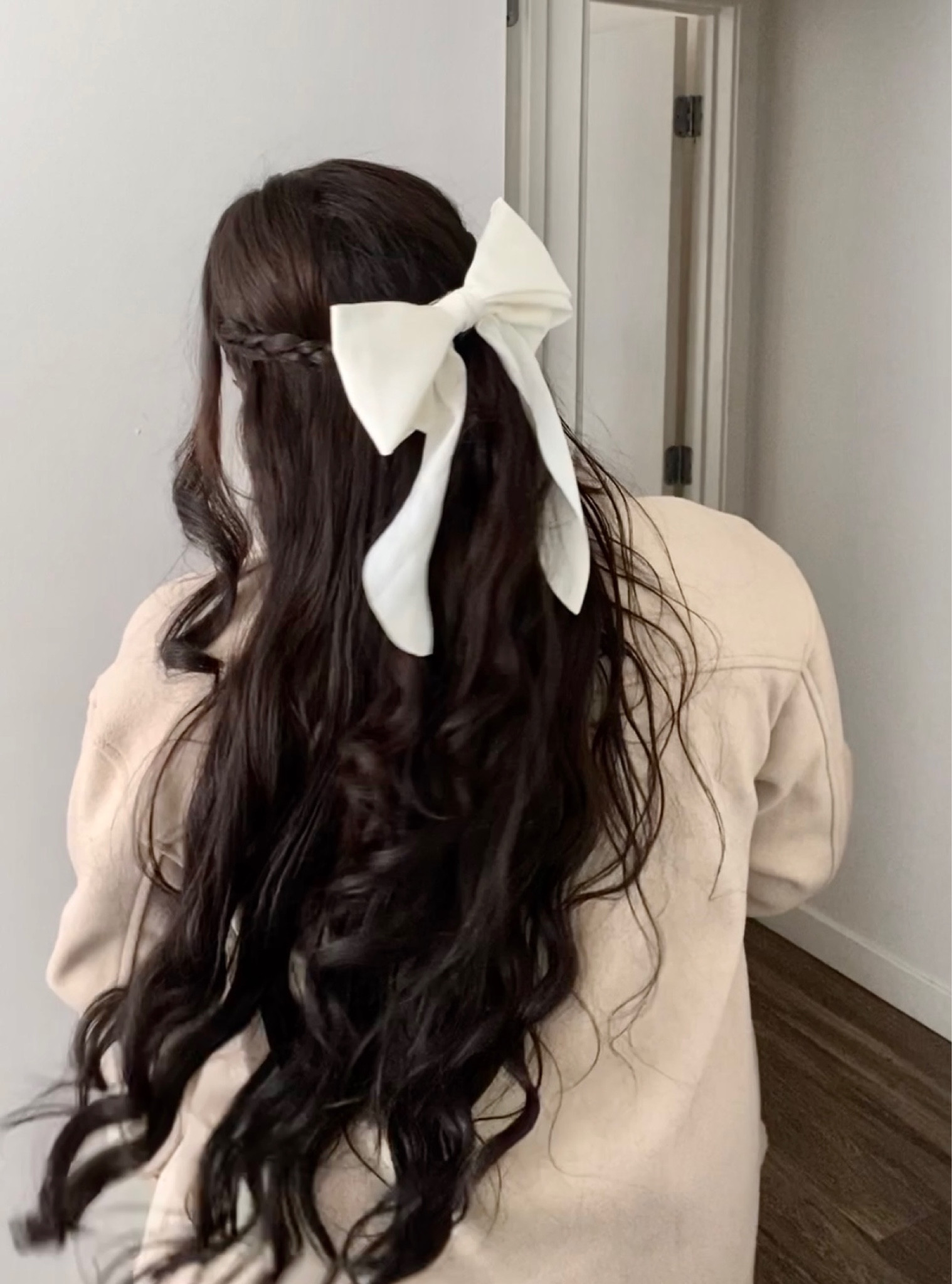 Hairstyle with bow idea! 🎀✨ #hairstyles #hairstyleideas #hairstylewithbow

#LTKbeauty 

#LTKHoliday #LTKSeasonal