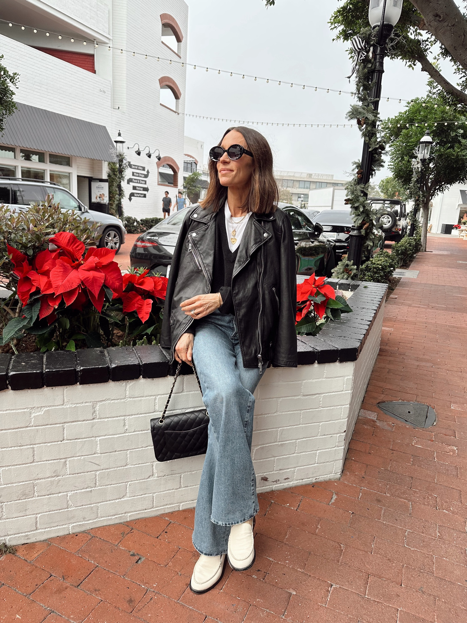 Today’s OUTIFT 
Same sweater and shoes as yesterday just swapped out black jeans for trouser style jeans 

#LTKOver40