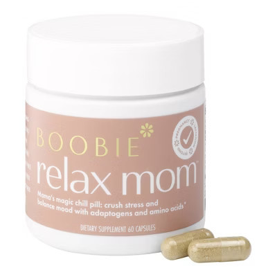 Boobie Capsule Relax Mom-Stress Support - 60ct | Target