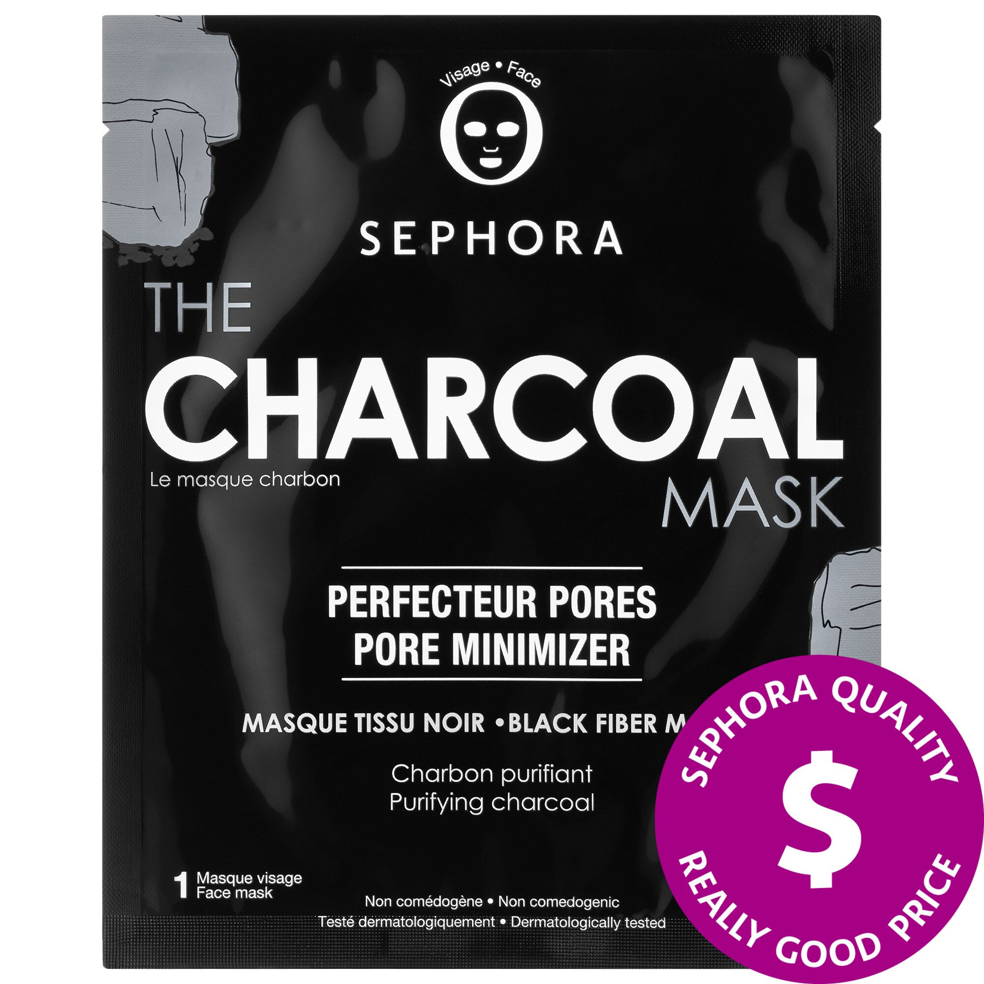 SEPHORA COLLECTION SUPERMASK - The Charcoal Mask 1 Mask | Sephora (US)