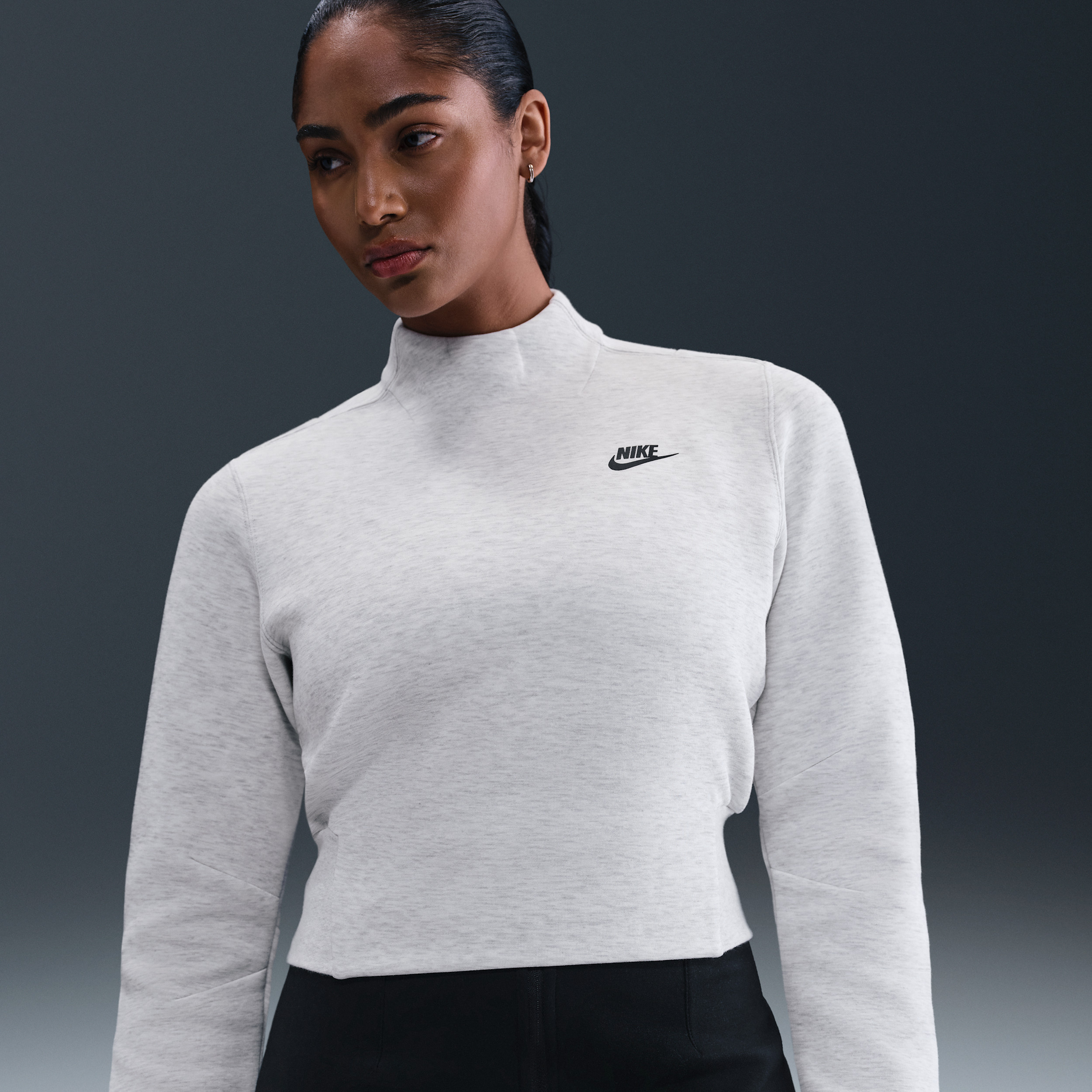 Nike Women's Tech Fleece Crew in Grey | HV2796-013 | Nike (US)