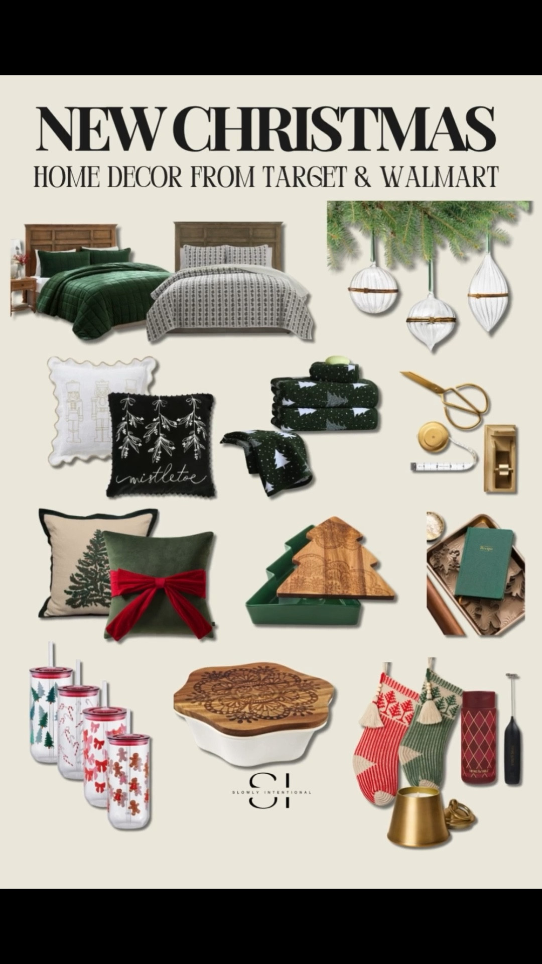 New Christmas finds from Target and Walmart are here—and they’re so good! From cozy bedding to festive pillows and tree-shaped trays, everything feels classic with a little modern twist. These pieces make it easy to decorate your home for the holidays without going overboard or over budget.

#LTKSeasonal #LTKHoliday #LTKHome