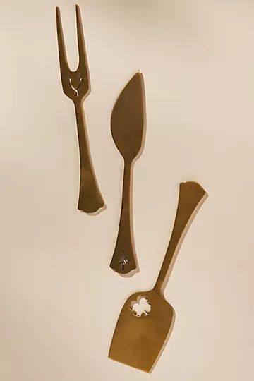 Everly Cheese Knives, Set of 3 | Anthropologie (US)