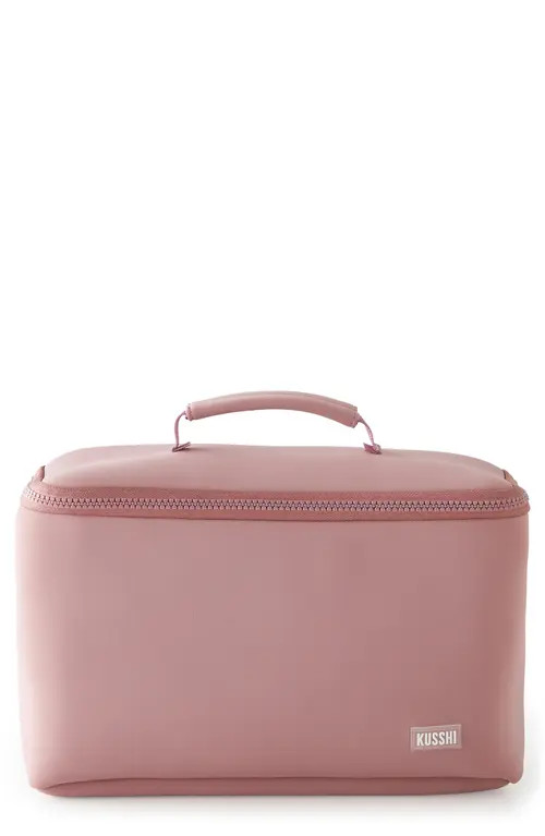 KUSSHI Large Neoprene Train Case in Mauve/stone-Large at Nordstrom | Nordstrom