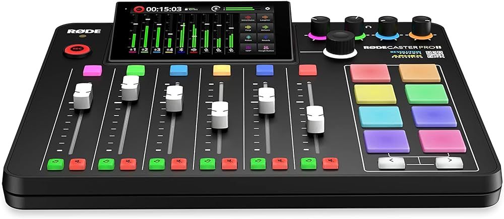 RØDE RØDECaster Pro II All-in-One Production Solution for Podcasting, Streaming, Music Producti... | Amazon (US)