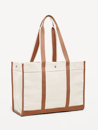 Large Canvas Tote Bag | Old Navy (US)