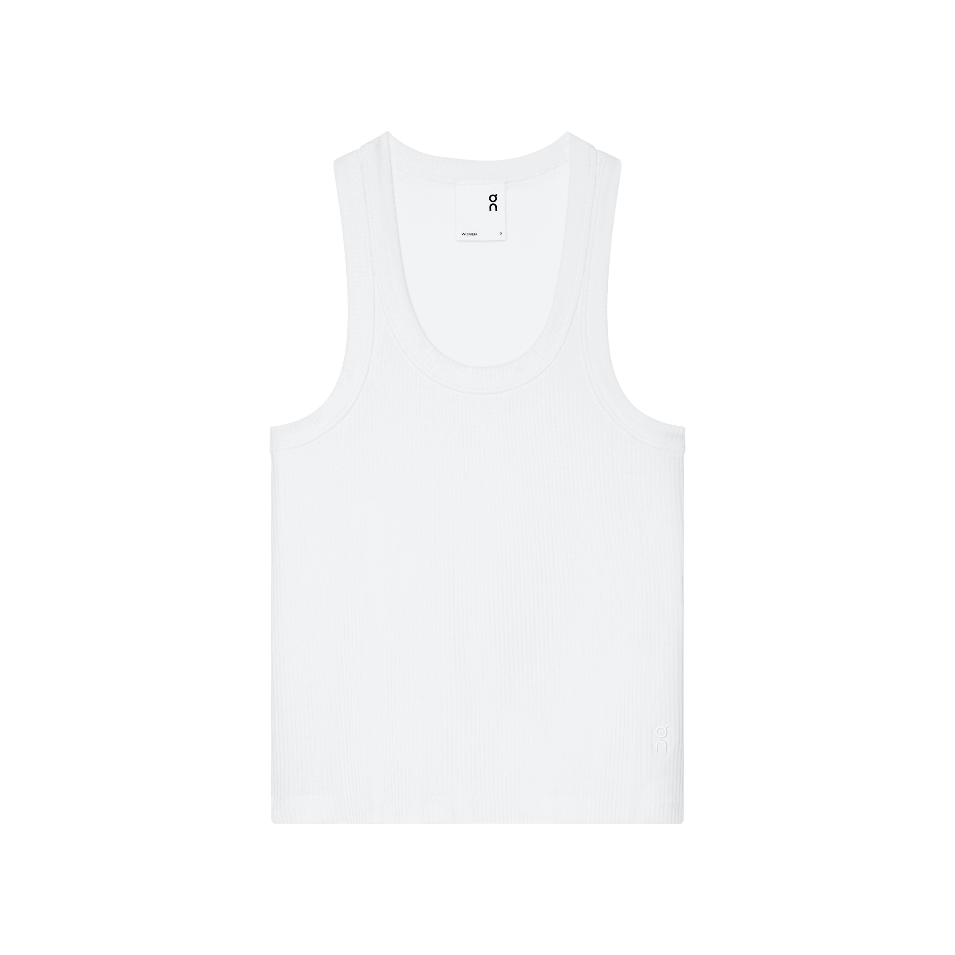 Women's All-Day Ribbed Tank White | On.com (UK)
