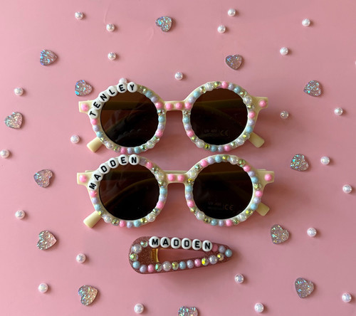 Personalized Cotton Candy Sunglasses | Strand.Up | Strand.Up