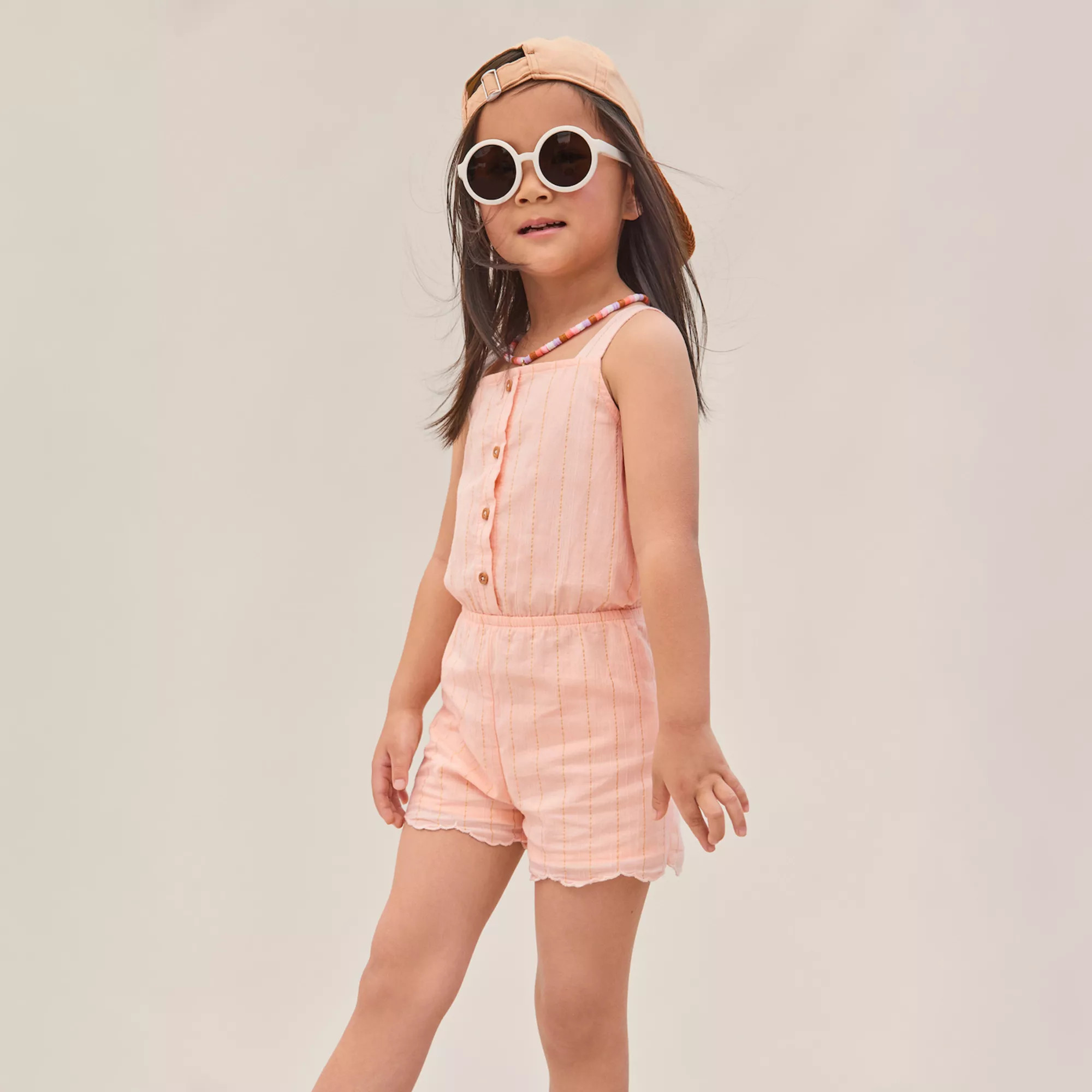 Toddler Girl Carter's Boho Button-Up Crinkle Romper | Kohl's