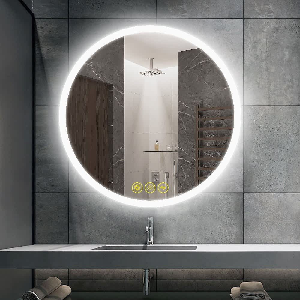 Brio Smartreflect - Light Mirror Nickel / Silver Mirror one_size | ANE004 | Lowe's