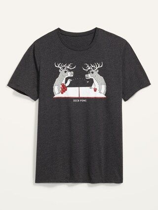 Soft-Washed Christmas Graphic Tee for Men | Old Navy (US)