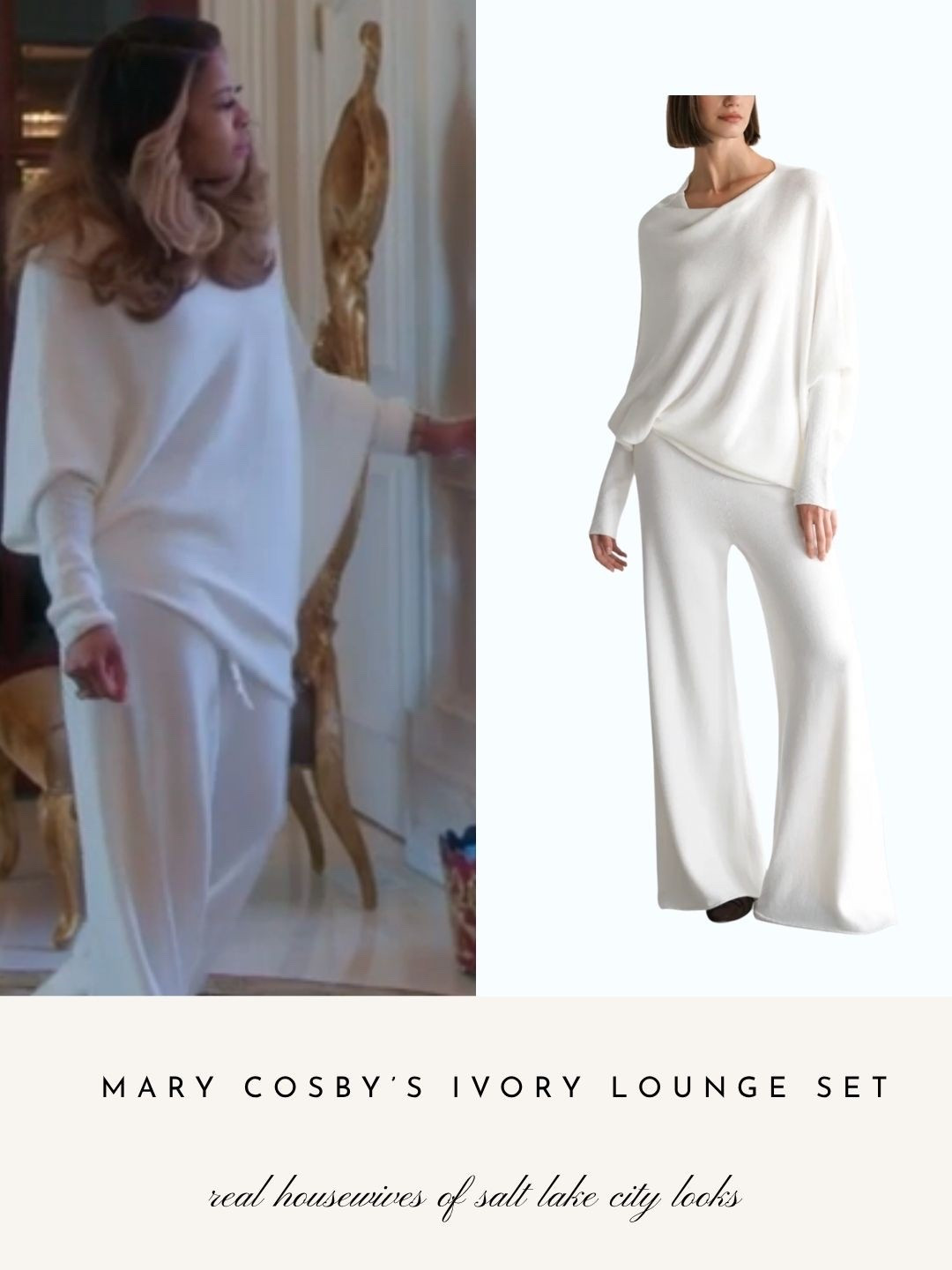 Mary Cosby’s Ivory Lounge Set