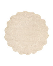 5ft Wool Blend Round Scalloped Rug | Home | Marshalls | Marshalls