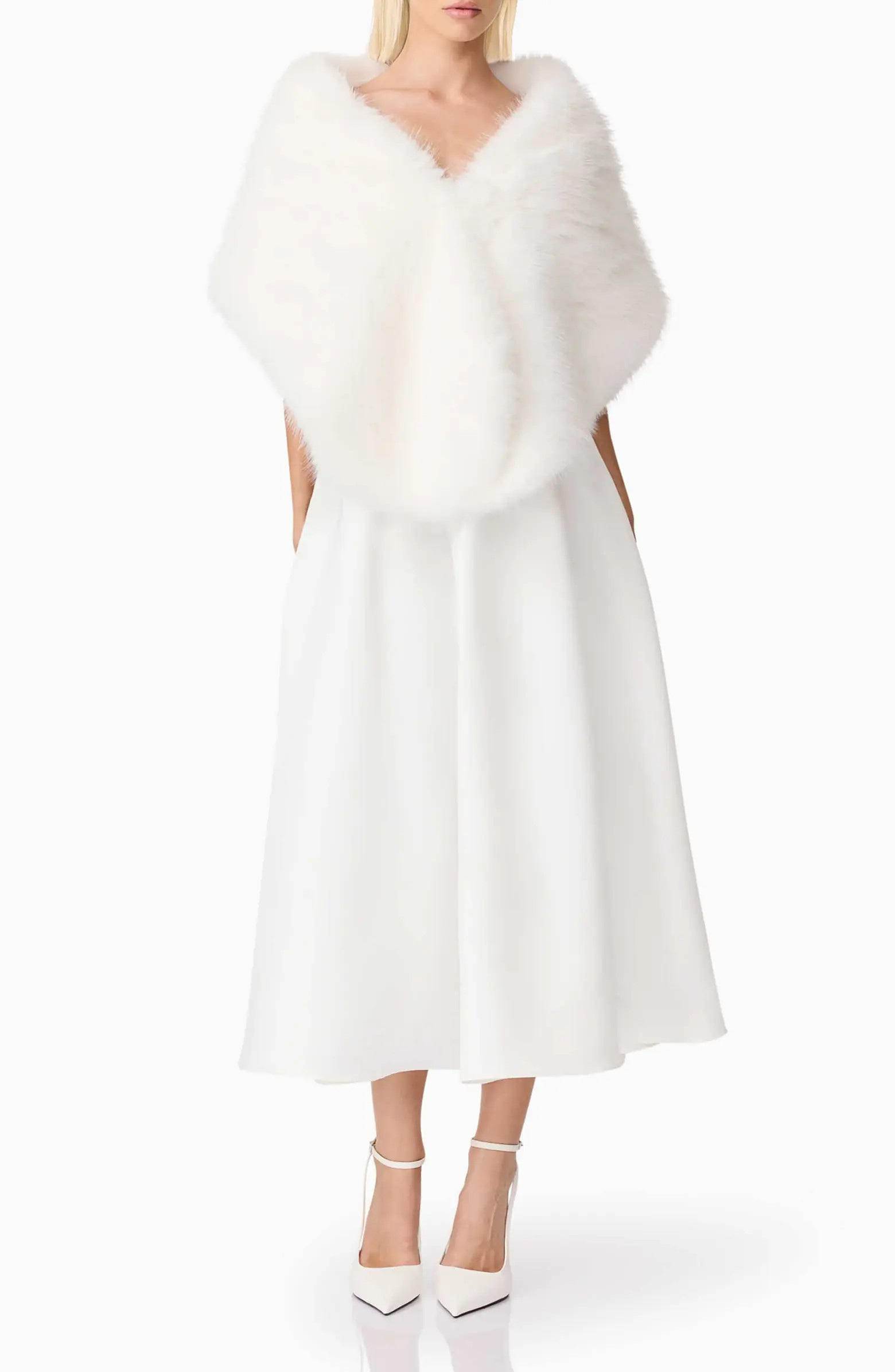 Lucyna Faux Fur Capelet | Nordstrom