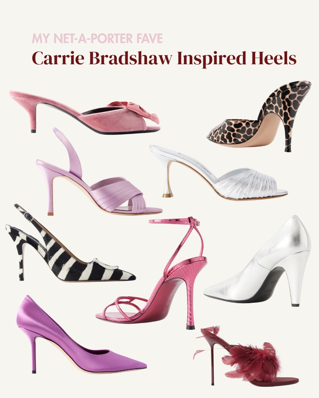 Carrie Bradshaw inspired heels from NET-A-PORTER (full article on my substack Ella’s Edition) 

#LTKaustralia #LTKshoes #LTKstyletip