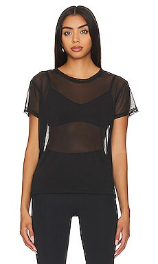STRUT-THIS The Knox Mesh Tee in Black from Revolve.com | Revolve Clothing (Global)